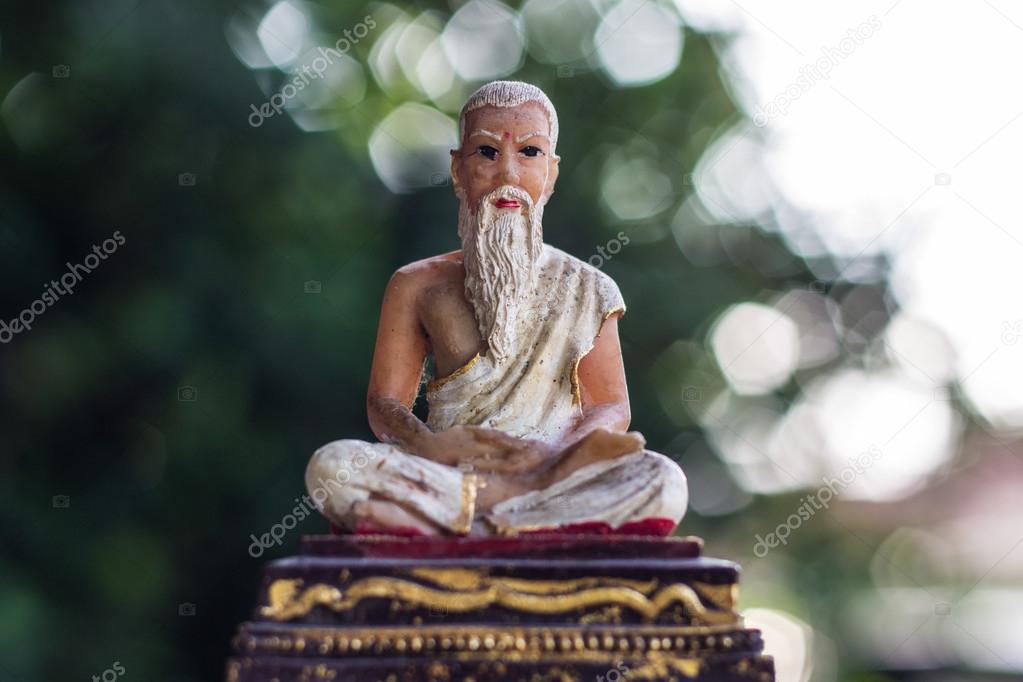 Hermit Statue and Bokeh, Medical Teacher of India