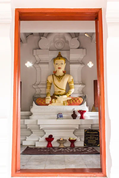 König san muang ma Monument in wat faham — Stockfoto