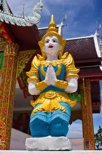 Thaise engel in in wat phrataddoitae — Stockfoto