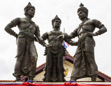Üç Kral anıt, chiang mai Tayland