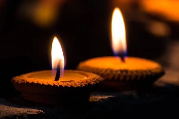 Svíčky v loi krathong festival — Stock fotografie