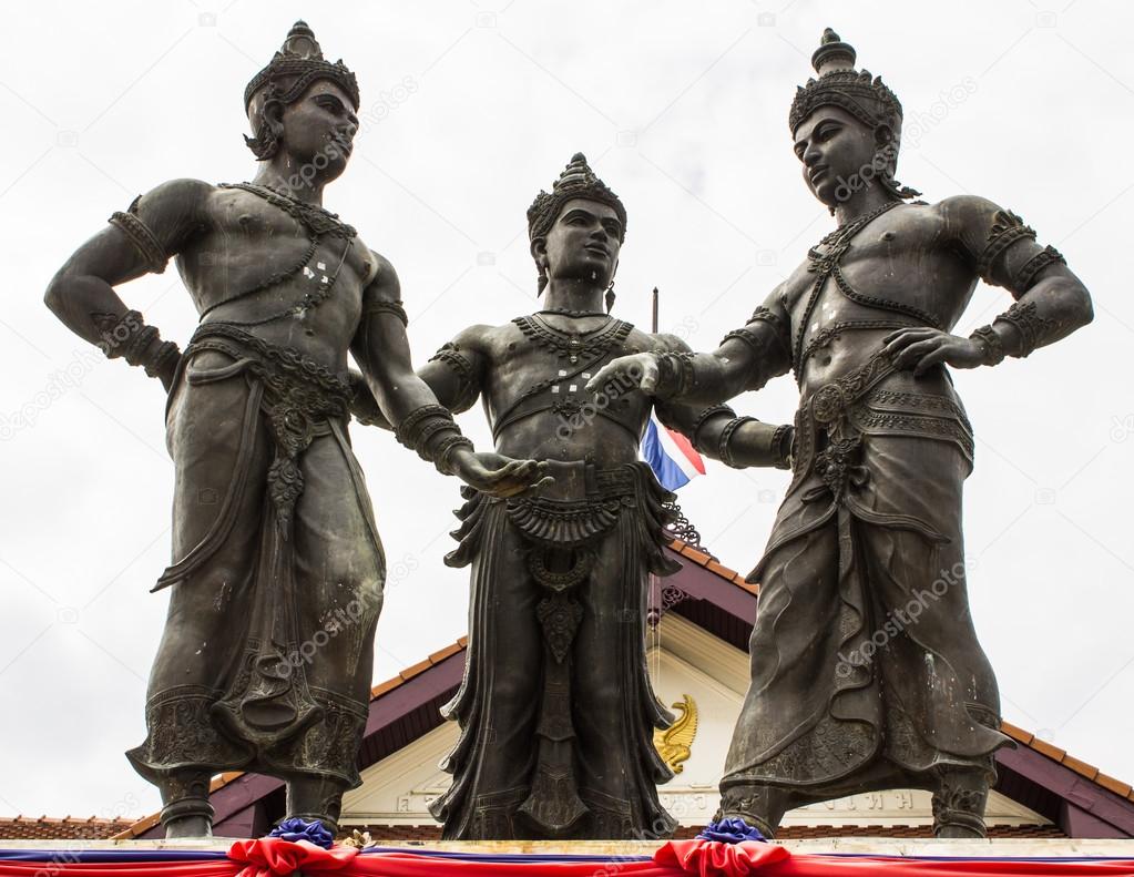 Three Kings Monument, Chiang Mai Thailand