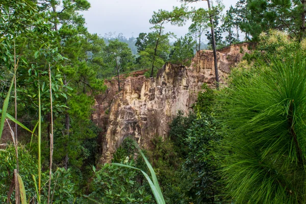 Konglom Canyon in Wianghaeng, Chiangmai Thailand — Stock Photo, Image