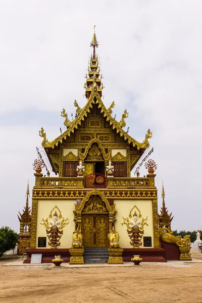 Lanna cappella dei templi in Chiangrai Thailandia — Foto Stock