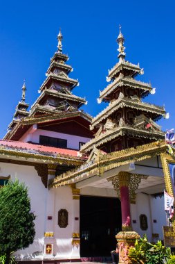 wat nong kok kam, wianghaeng chiangmai Chapel shan tarzı Tayland