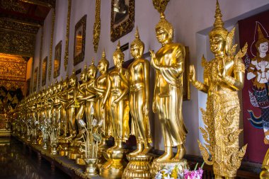 Phra siam deva DHI raj ile wat yasağı den Tapınağı Buda heykeli