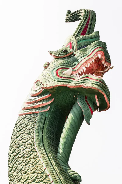 Naga (Thai dragon) Isolated — Stock Photo, Image