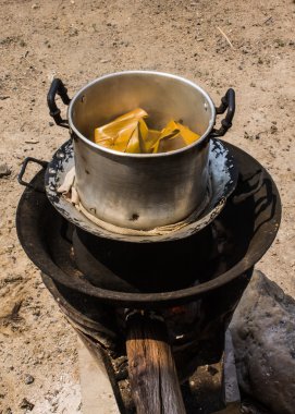geleneksel şömine mutfak Tayland Craft Buhar