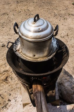 geleneksel şömine mutfak Tayland Craft Buhar