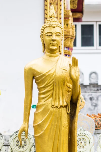 Permanent Thaise gouden Boeddhabeeld — Stockfoto