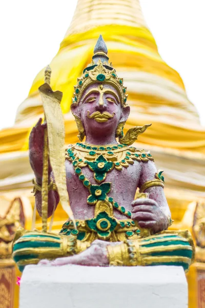 Thailändische Engelsstatue im Tempel — Stockfoto