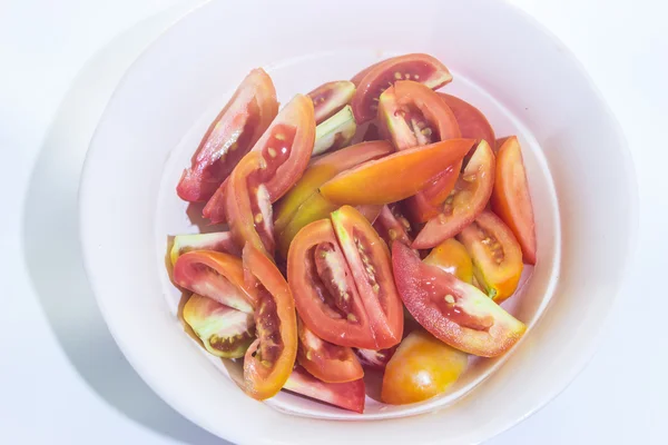 Sliced tomatos — Stock Photo, Image