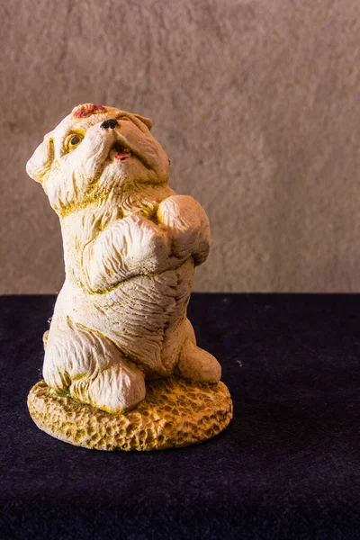 Hund Keramik Stillleben — Stockfoto