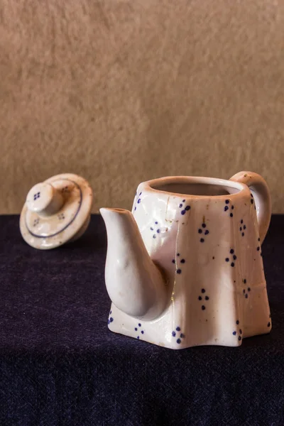 Nature Morte Classico Bollitore Ceramica — Foto Stock