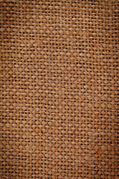 Detalhe textura de tecido marrom — Fotografia de Stock