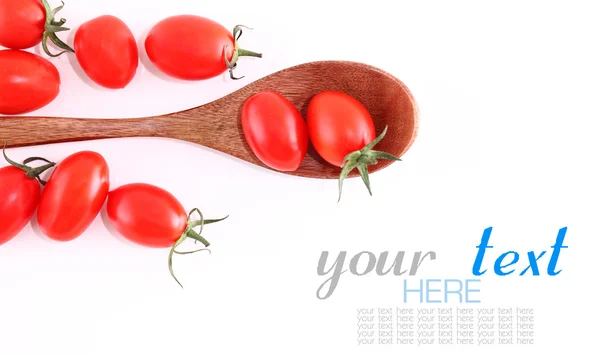 Tomato on a white background. — Stock Photo, Image
