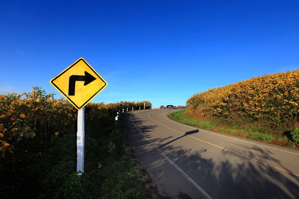 Sinal de estrada avisa os motoristas para limitar a velocidade Imagens Royalty-Free