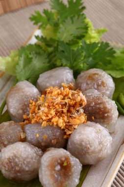 domuz eti ile buğulama tapioca hamur tatlısı 