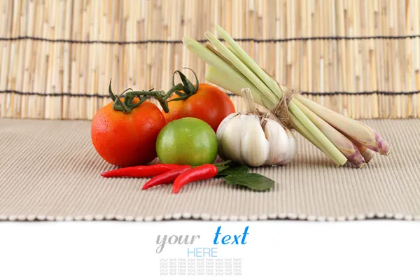 Asian herb and spicy "Tom Yum" ingredients food — Stock Photo, Image
