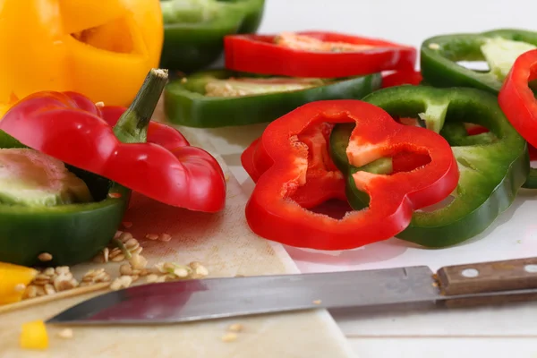 Pepper slices — Stock Photo, Image