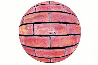 izole tuğla duvar dokusu balıkgözü