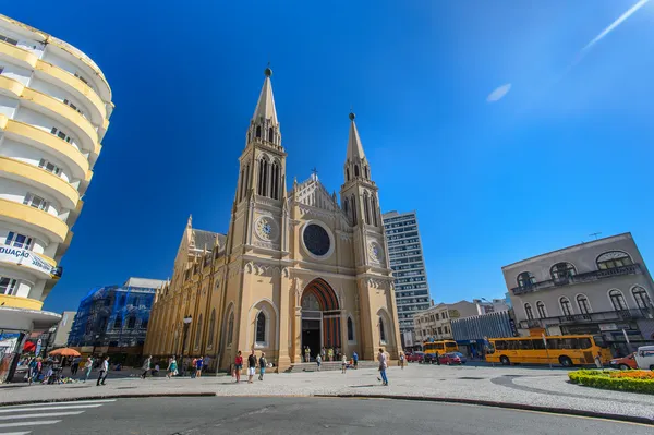Catedral em Curitiba, Brasil — Fotografia de Stock