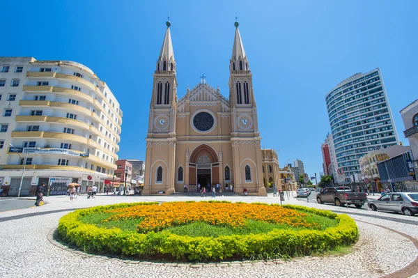 Καθεδρικός ναός στην curitiba, Βραζιλία — Φωτογραφία Αρχείου