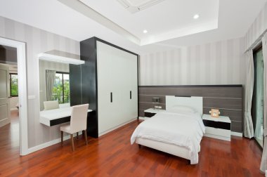 modern yatak odası iç 