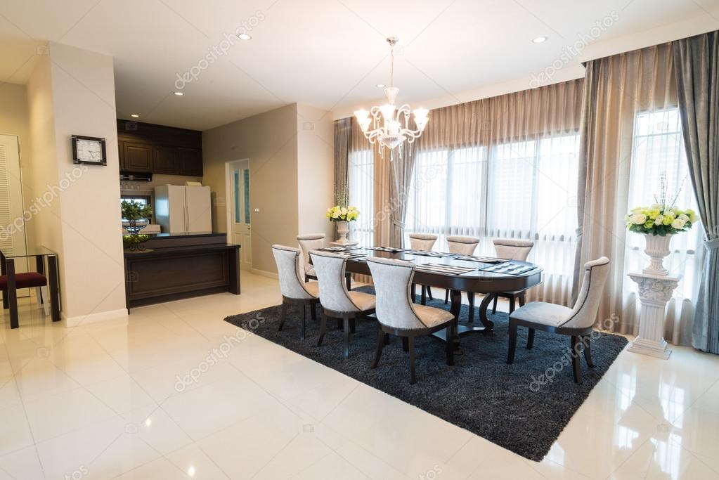 Modern dining room interior 