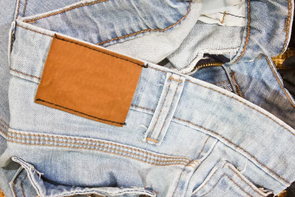 Jeans pocket background — Stock Photo, Image