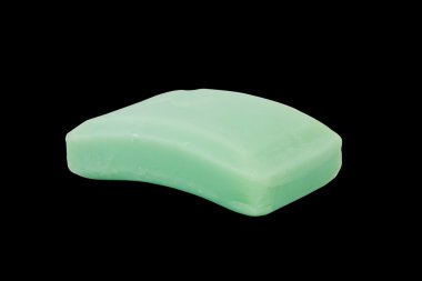 sabun yolu ile yalıtılmış zemin üzerine yeşil çubuk