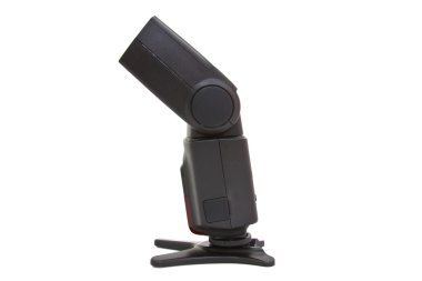 Kamera flaşı beyaz üzerine izole edildi