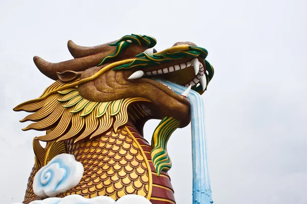 Golden Dragon,suphanburi province,middle of thailand — Stock Photo, Image