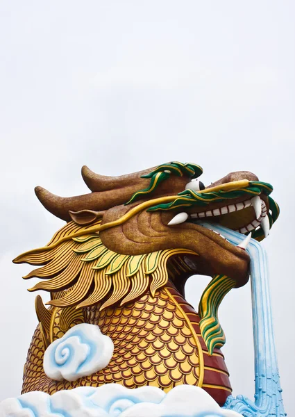 Golden Dragon,suphanburi province,middle of thailand — Stock Photo, Image