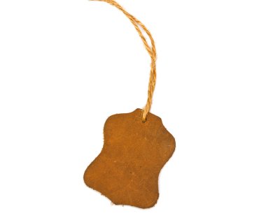 Vintage fiyat etiketi beyaz izole