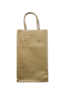 kağıt torba yalıtılmış zemin üzerine