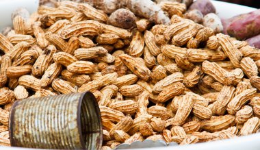 Fıstık metal ile birçok closeup arka plan yapabilirsiniz