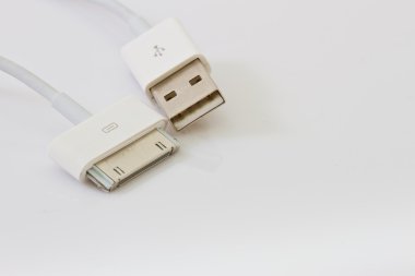 beyaz izole usb