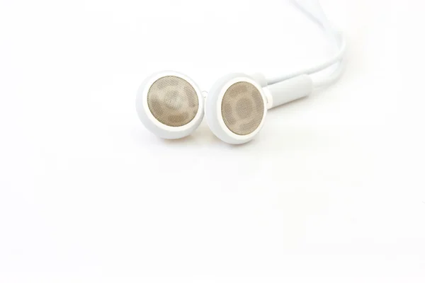Ohrhörer isoliert auf weißem Hintergrund — Stockfoto