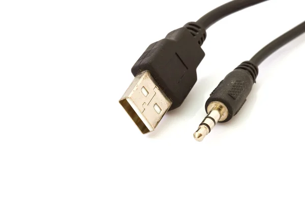 USB na białym tle — Zdjęcie stockowe