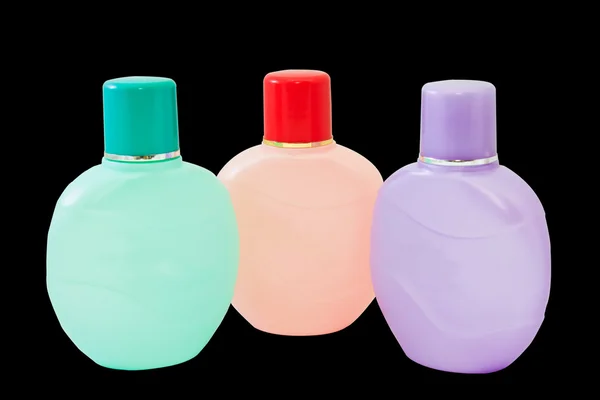 Moderne stilvolle Parfümflasche auf isolierten — Stockfoto