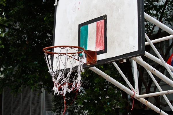Баскетбольне кільце — стокове фото