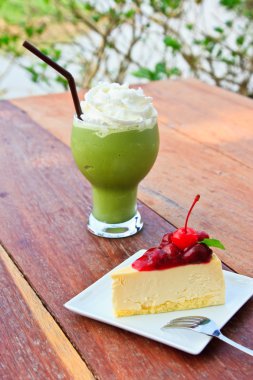 küp kek matcha yeşil çay