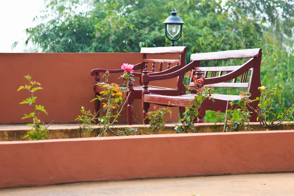 Chair in a garden — Stock Photo, Image