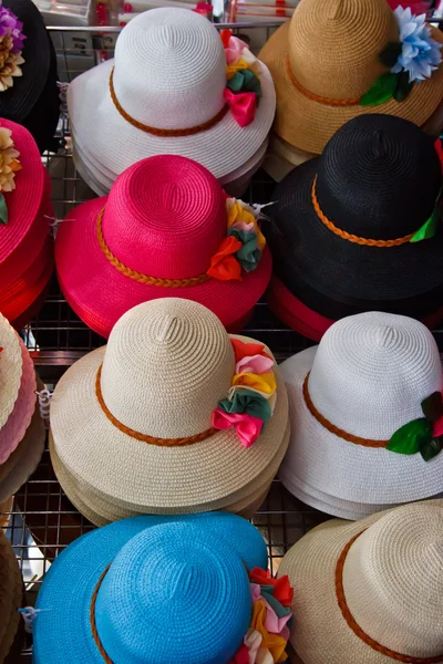 Photo of hat in market — Stock Photo, Image