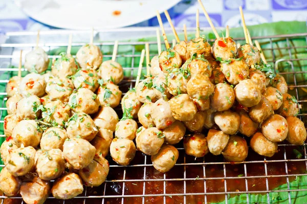 Meat ball grilled — Stock Photo, Image