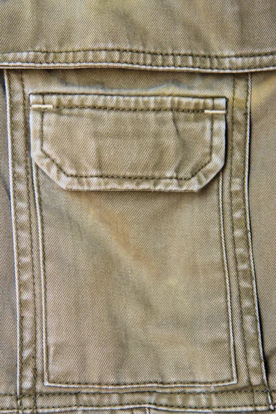 Green back pocket — Stock Photo, Image