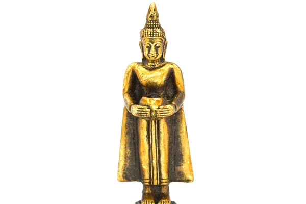 Estatua dorada de Buda tailandés. Estatua de Buda en Tailandia —  Fotos de Stock