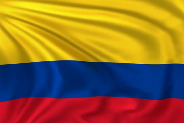 Bandiera Colombia — Foto Stock