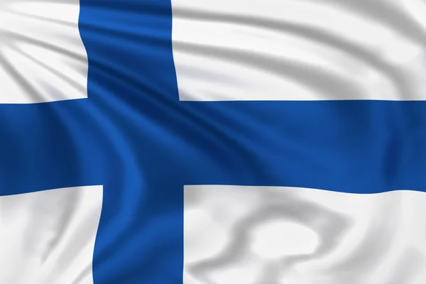 Vlag van Finland — Stockfoto